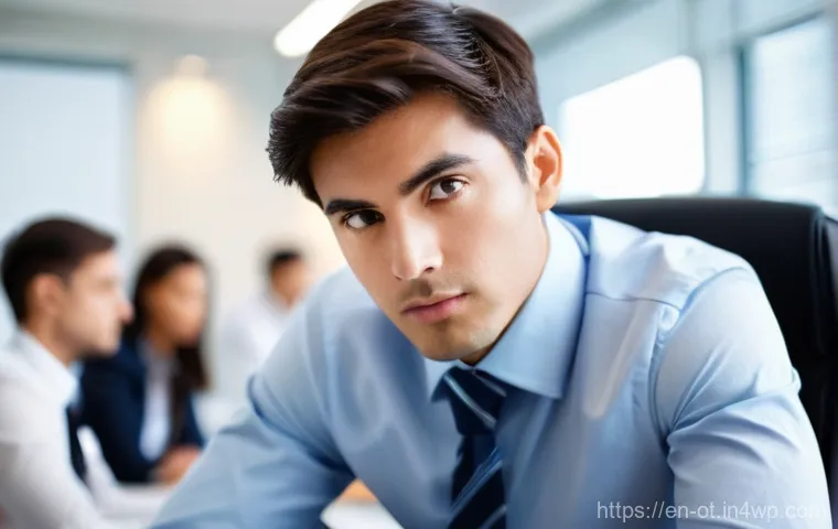 즉흥 스피치의 심리적 준비 방법 - **Prompt:** "A diverse group of professionals in their late 20s to early 40s is engaged in a vibrant...