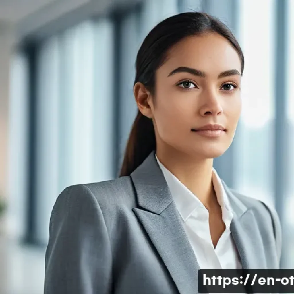 즉흥 스피치의 기술적 요소 이해하기 - **Prompt:** A diverse, professional individual in their early 30s, dressed in a smart business casua...